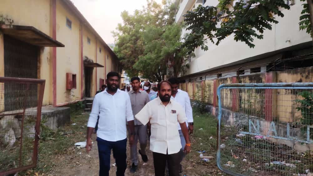 Inspected the old Godown  in Nalgonda district by Hon’ble Chairman,TSWC along with Sri Kancharla Bhu