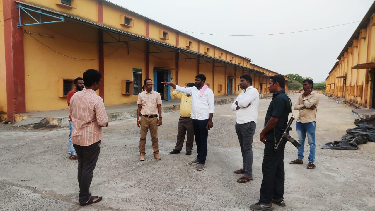 Inspected the Karimnagar Region office and Bommakal Godown by Hon’ble Chairman, TSWC